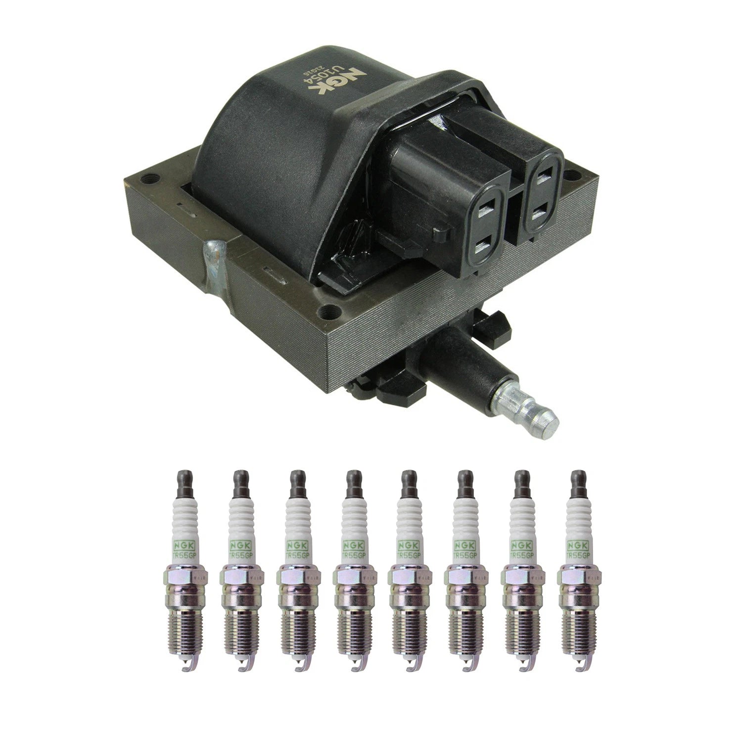 Set of 8 NGK Ignition Coils & Platinum Spark Plugs for Camaro Corvette Firebird (1997–2002)