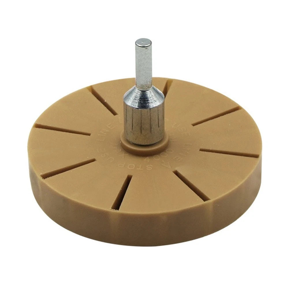 Rubber Eraser Wheel for Glue Sticker and Tape Removal (3.5 Inch)