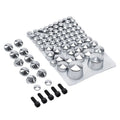 Chrome Bolt Caps Toppers Kit for Harley Davidson Softail FL FLS FX (2007–2013)