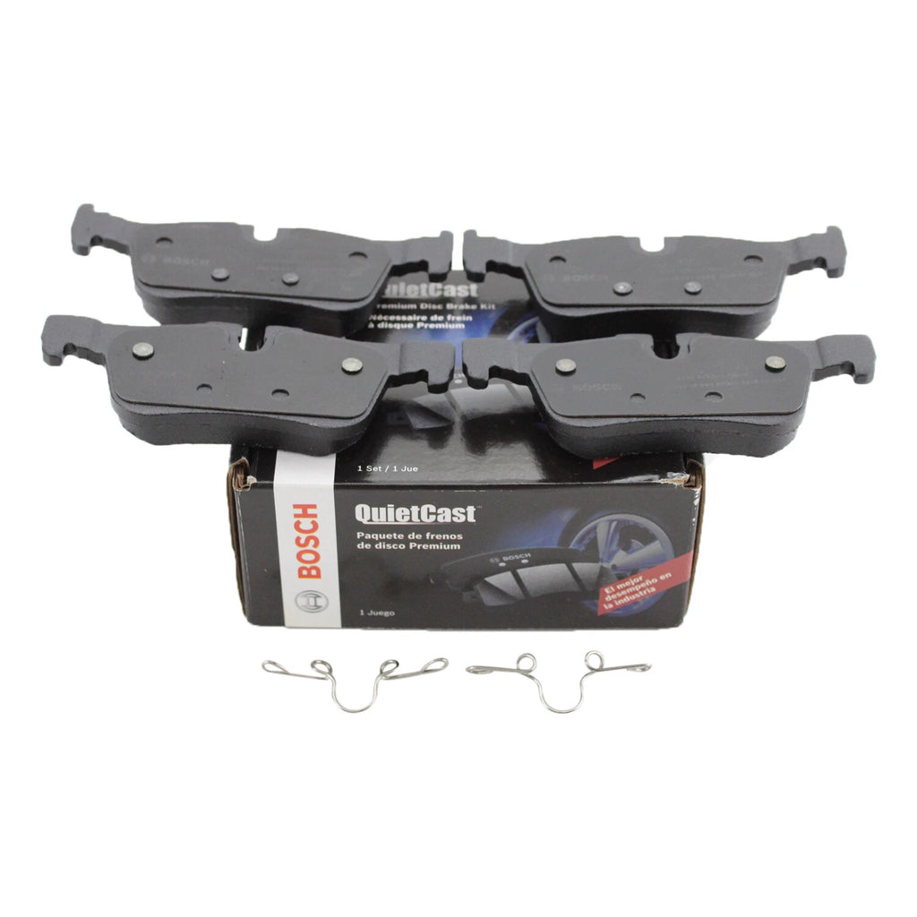 Bosch QuietCast Rear Semi-Metallic Brake Pads for BMW I01 F39 F48 Mini F54 F60 (2014–2021)