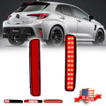 Full LED Rear Bumper Reflector Lights for Toyota GR Corolla (2023–2023)
