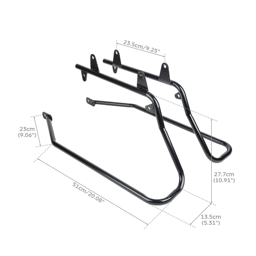 Saddlebags Conversion Brackets for Harley Heritage Softail Fatboy (1984–2017)