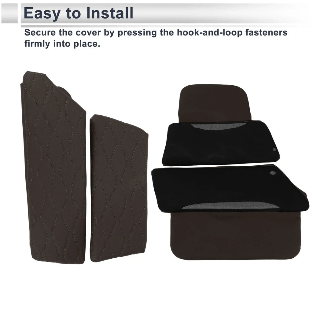 Center Console Cover with Storage Bag for BMW 5 Series (2011-2017) Dark Brown