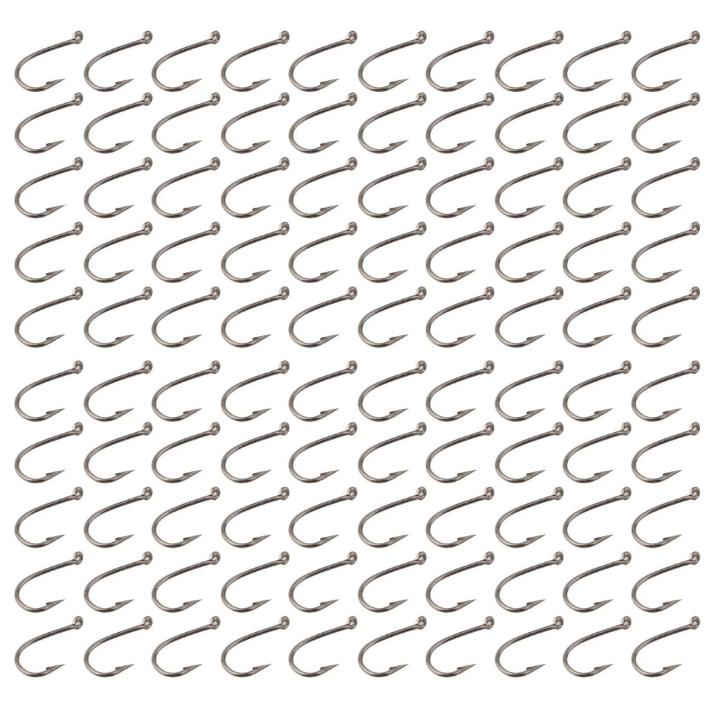 100x Izu Hook Tubes with Barb for Crooked Mouth Fishing