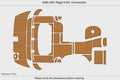 EVA Foam Teak Deck Flooring Pad for 2001 Regal 4160 Commodore