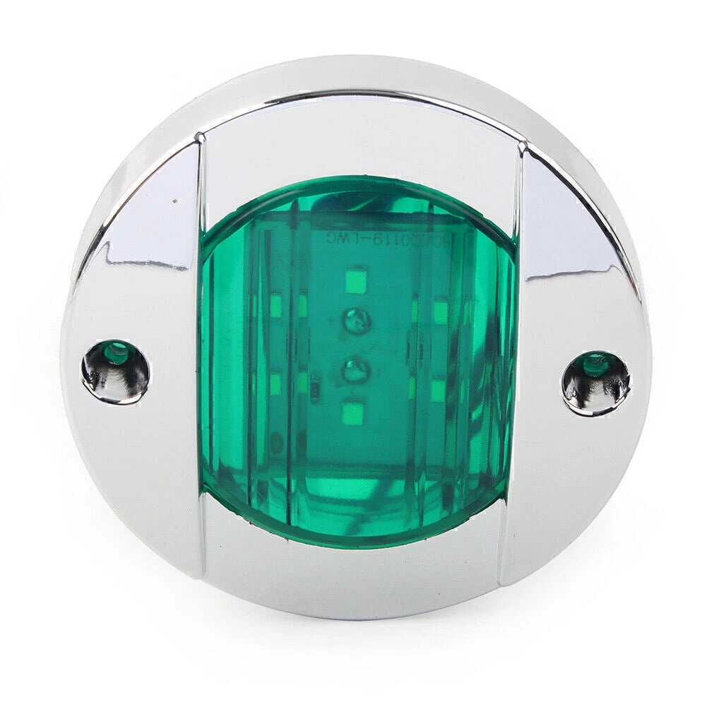 24V LED Side Marker Light for Truck Trailer RV Boat (Round)