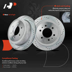 Drilled Rear Rotor for Ford F-150, Lincoln Mark LT (2004–2011)