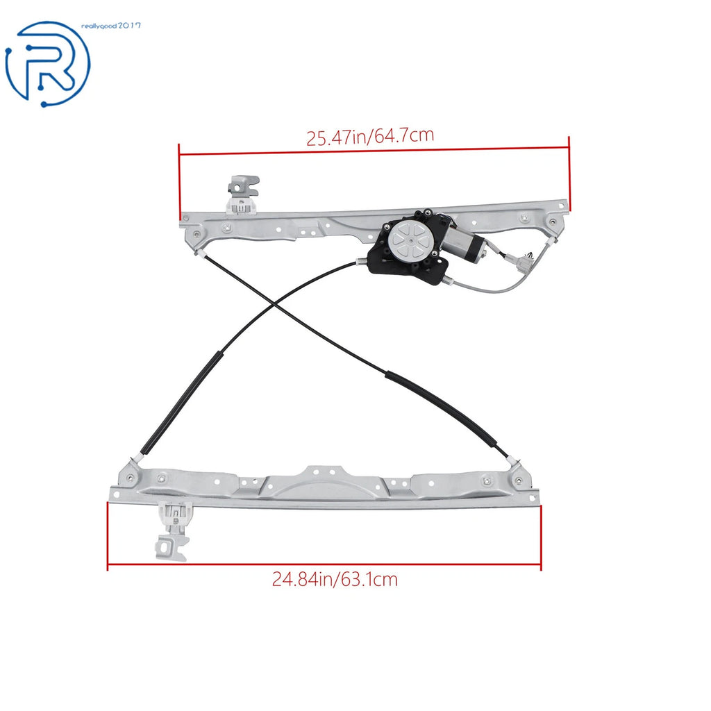 Front Left Window Regulator with Motor for Nissan Armada Titan (2004-2015)