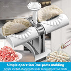 2-in-1 Dumpling Maker for Auto Mould (304 Stainless Steel)