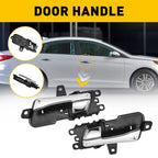 Set of 4 Chrome Door Handles for Hyundai Sonata (2011–2015)