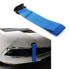Blue Car Tow Towing Strap Belt Rope for Universal Bumper