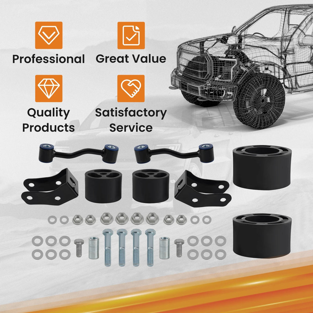 2.5" Front Leveling Lift Kit for Jeep Gladiator JT (2020–2022)