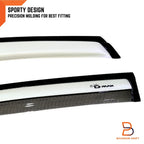 White Pearl Visor Rain Shield Weather Guard for Isuzu D-Max (2012-2019)