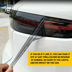 12" x 72" Smoke Headlight Taillight Tint Film for Universal Vehicles