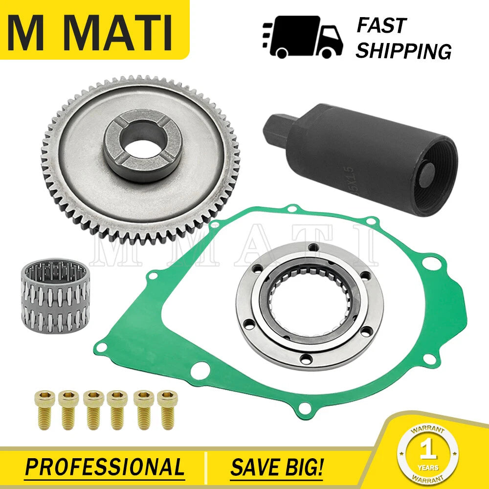 Starter Clutch Kit & Flywheel Puller Tool for Yamaha Big Bear Raptor 350 (1990–2006)
