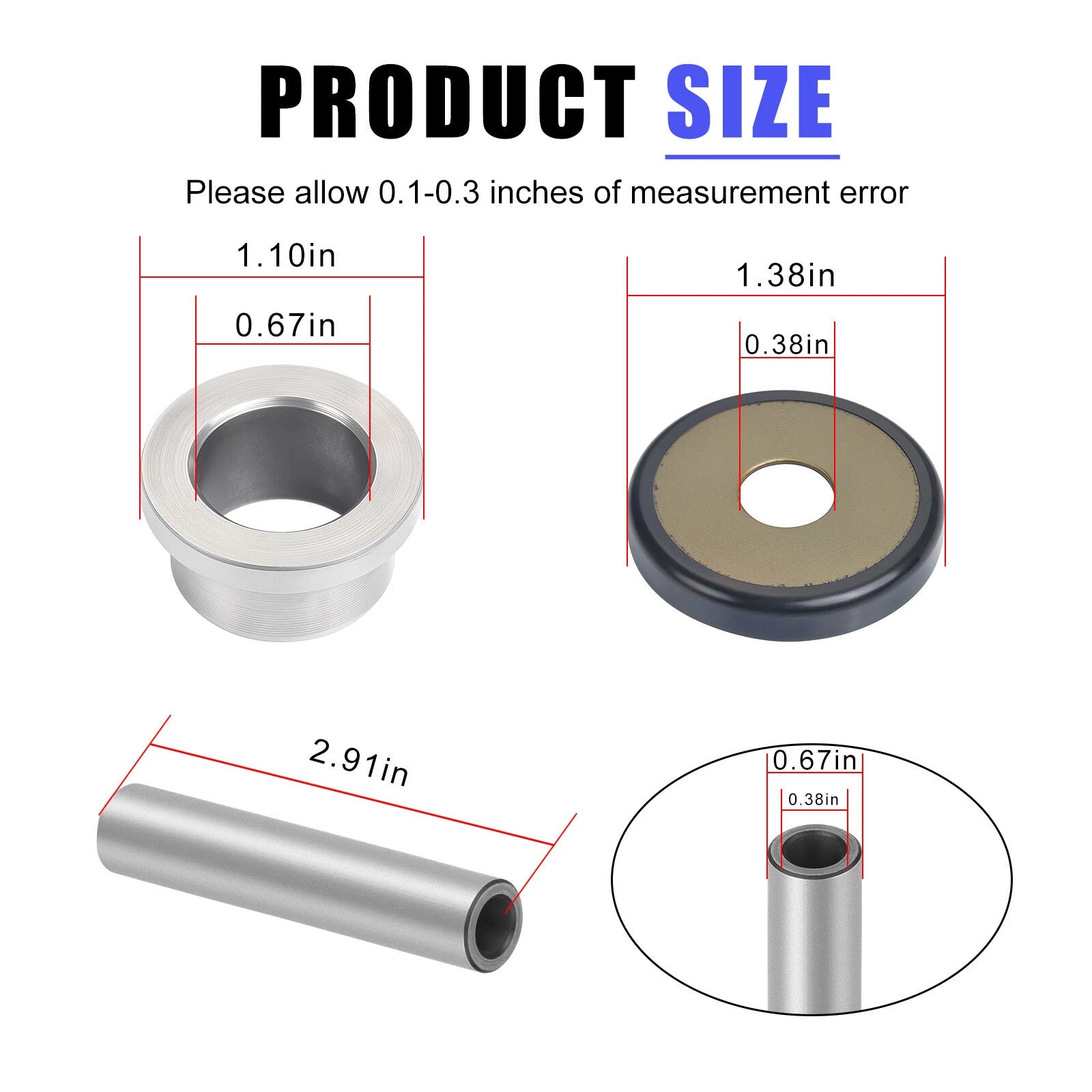 Rear Knuckle Bushing Kit for Yamaha Grizzly 350 IRS 4x4 YFM350 (2007–2011)