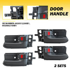 Set of 2 Inside Door Handles for Toyota Tacoma (2005–2015) & Corolla (2003–2008)