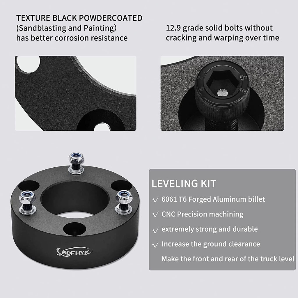 3" Front Leveling Lift Kit for Chevy Silverado 1500 GMC Sierra 1500 (2007-2023)