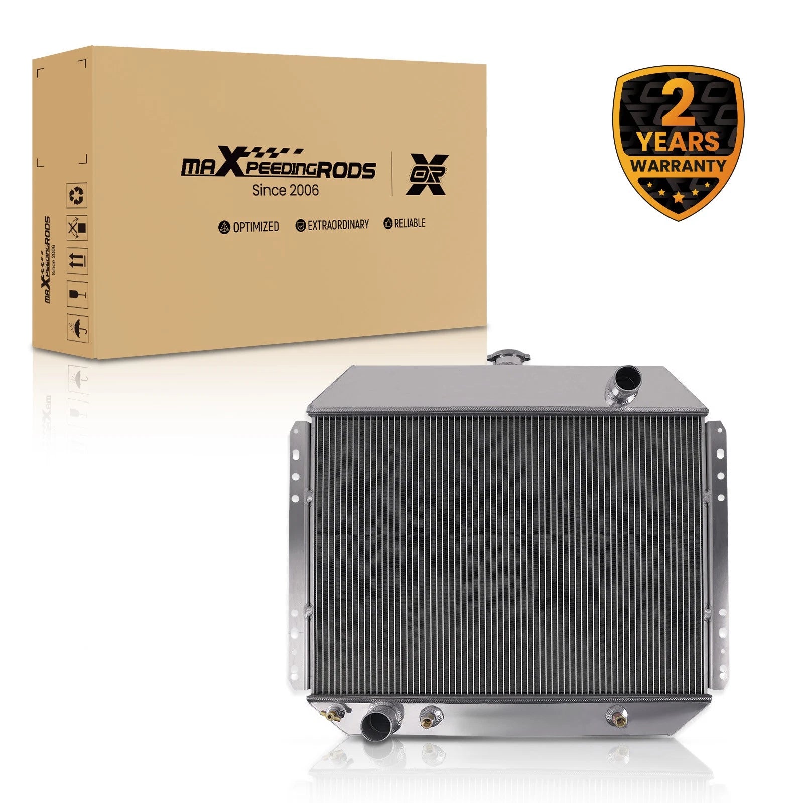 3 Row Radiator for Ford F-Series Truck Bronco