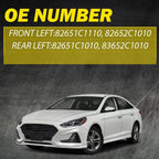 Chrome Exterior Door Handles for Hyundai Sonata (2015–2018)