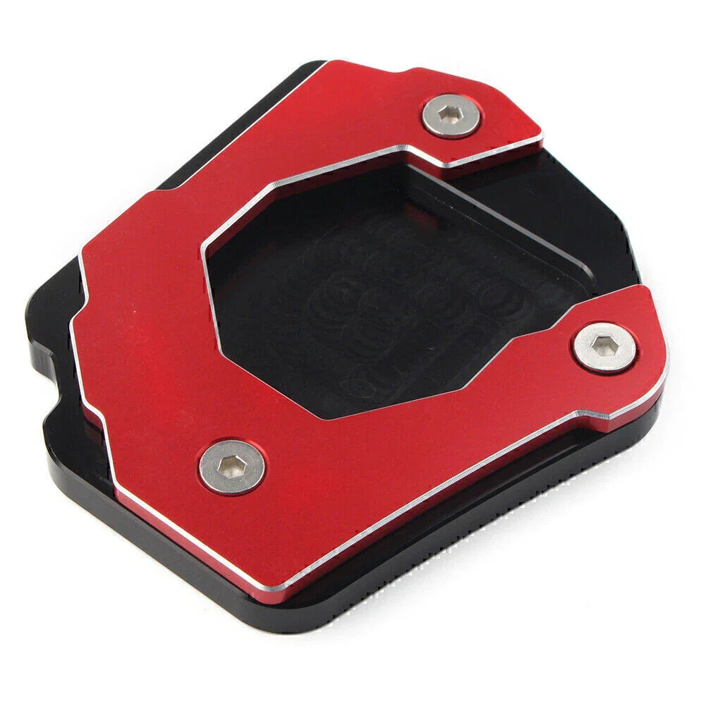 CNC Red Kickstand Foot Extension Pad for BMW F800 GS/ADV (2015-2017)