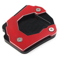 CNC Red Kickstand Foot Extension Pad for BMW F800 GS/ADV (2015-2017)