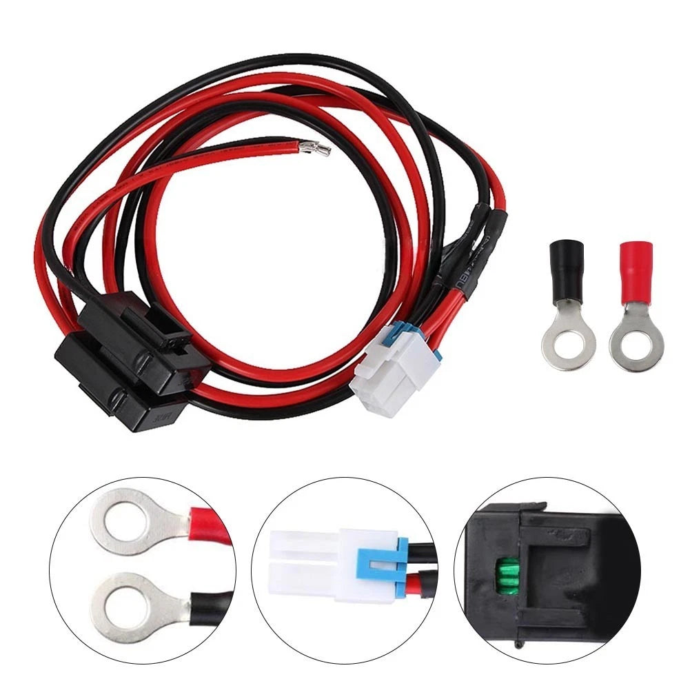 Abrasion Resistant Radio Power Supply Cable for Compatible Models
