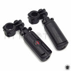 Crash Highway Engine Guard Bar Foot Pegs for Motorcycle (1", 1 1/4")