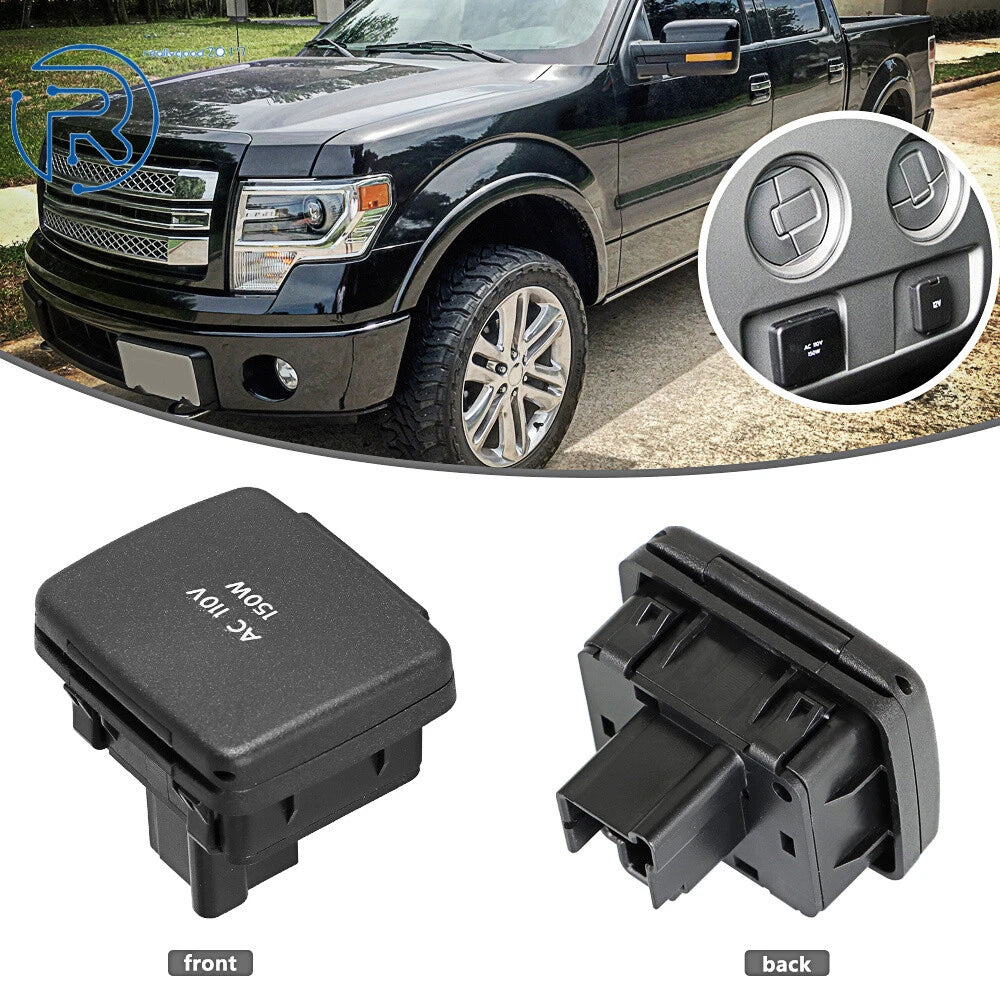 AC Power Outlet Socket Plug for Ford F-Series (2011–2015)