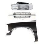 Fender Kit for Chevrolet Silverado 1500 (1999–2002) Primed Front Driver Side