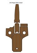EVA Foam Cockpit Pad for Regal 2500 (2013) - Faux Teak Decking Floor Mat