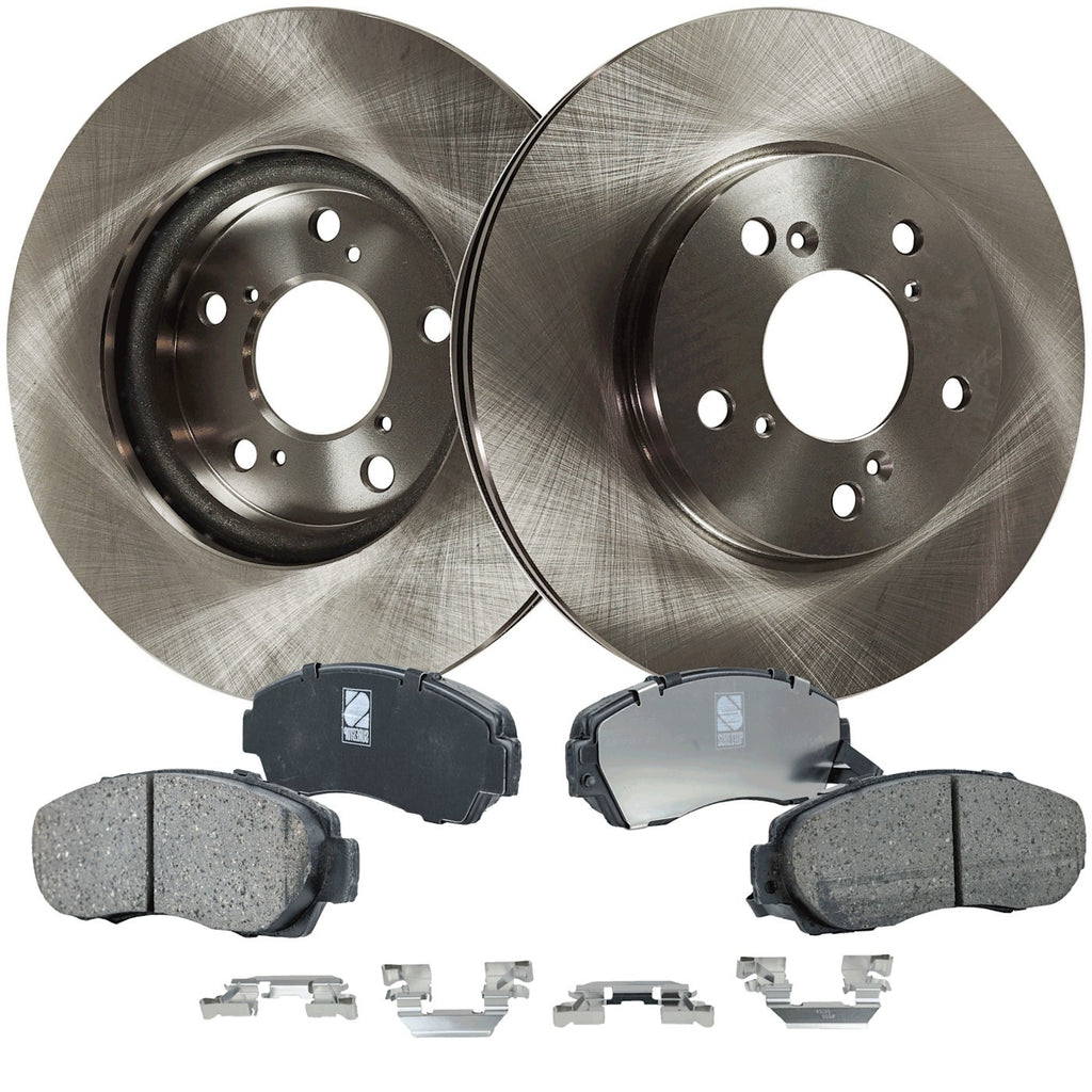 Front Brake Disc and Pad Kit for Honda Odyssey (2005–2010) Ceramic