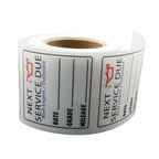 200pcs Oil Change Stickers for Car Window Reminder Labels