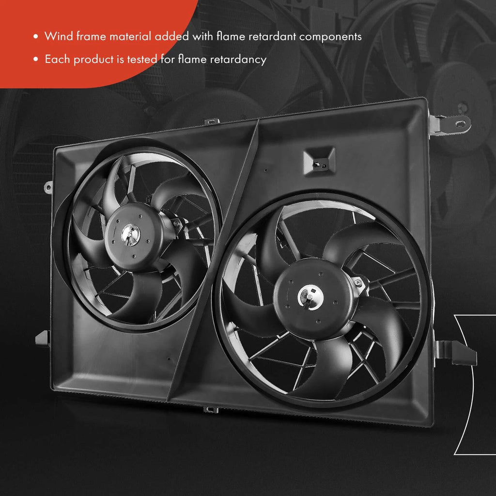 Dual Cooling Fan Assembly for Chevy Traverse GMC Acadia Buick Enclave (2009–2017)