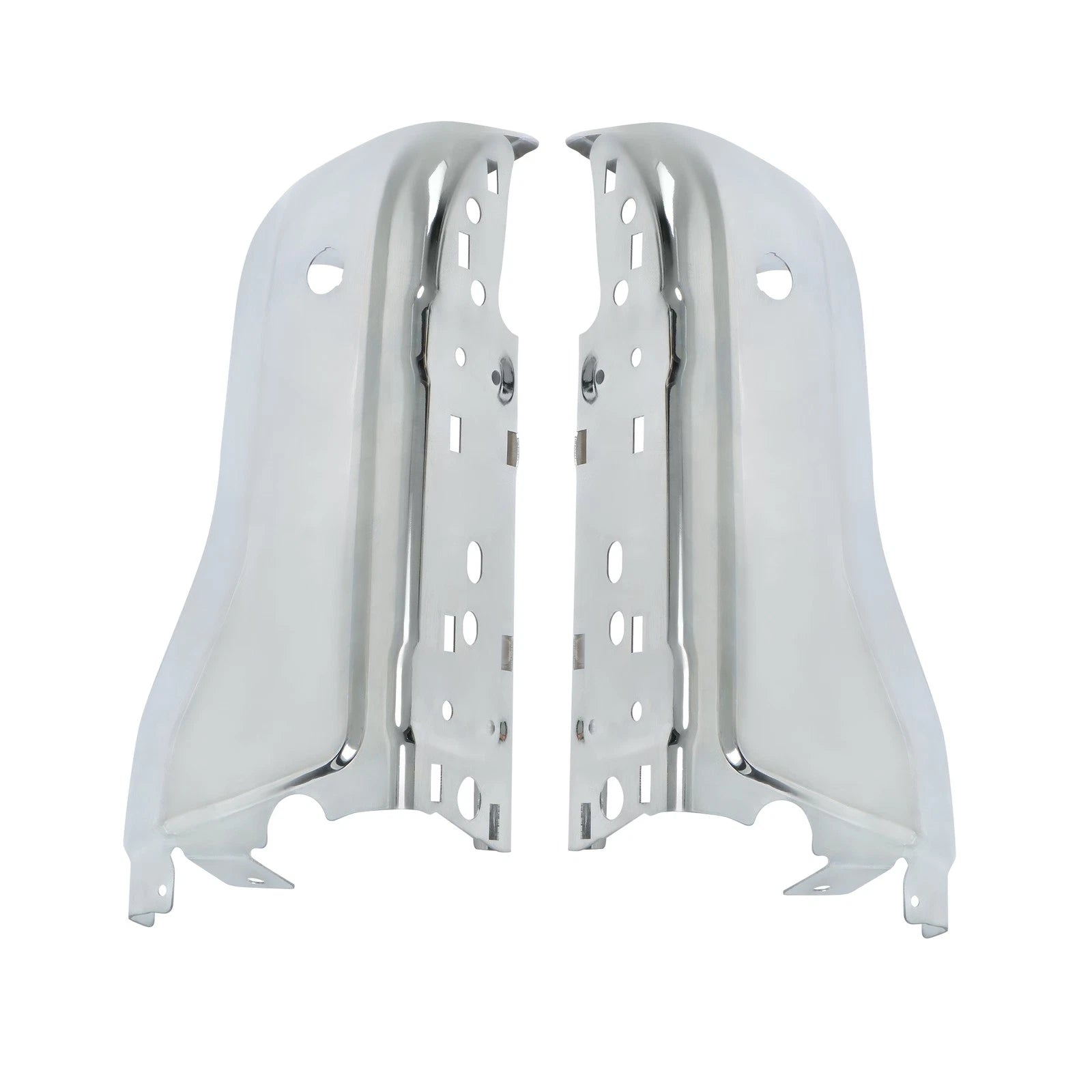 Set of 2 Chrome Rear Bumper Ends for Ford Ranger (2019-2023)