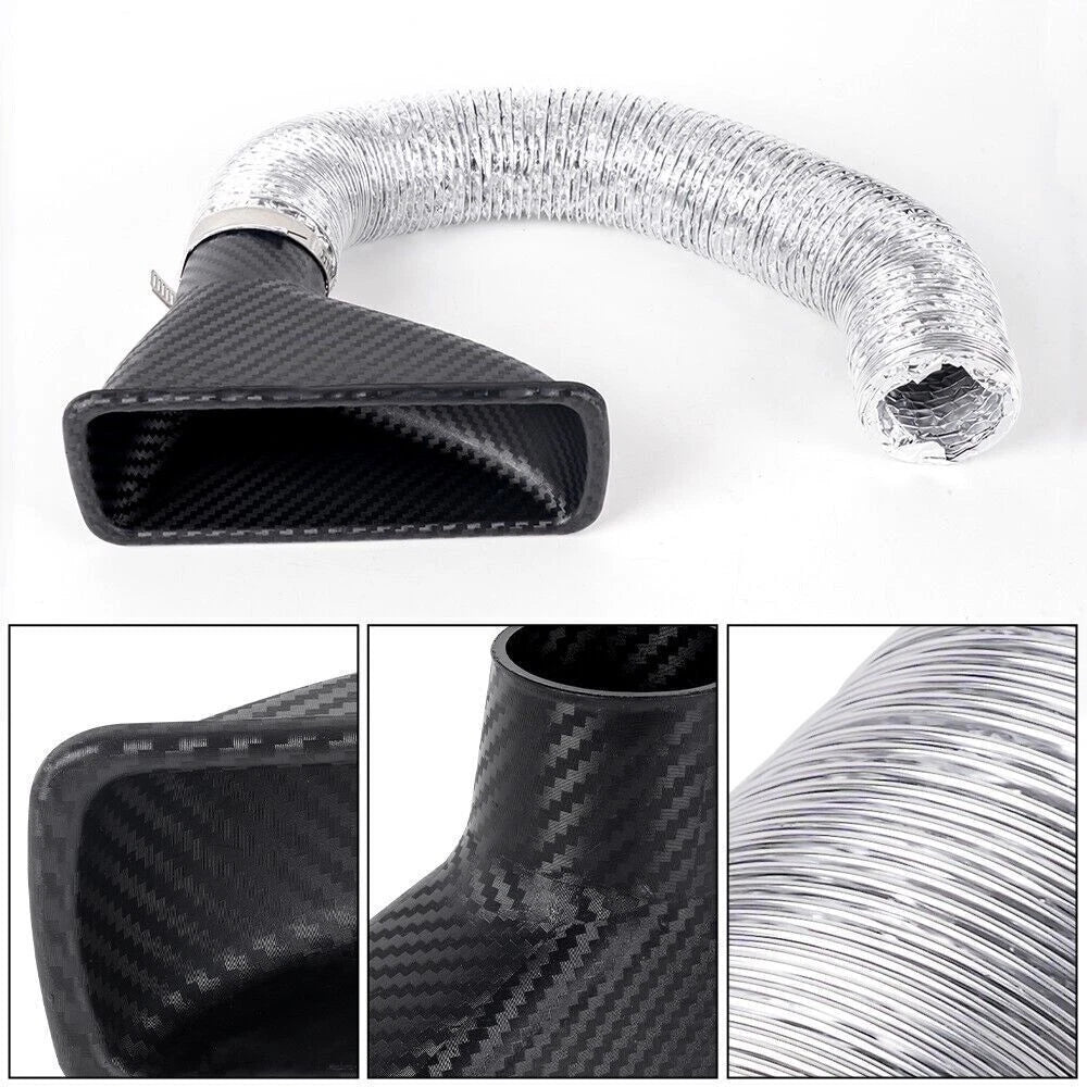 Turbo Air Intake Pipe Funnel Kit for Universal Car (All Models)