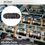 Set of 5 Oil Seal Rotary Shaft Seal Nitrile Rubber 40x90x7mm