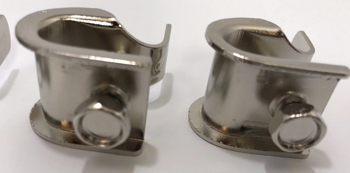 Set of 4 Fender Skirt Mounting Clips for Chevrolet Oldsmobile Buick (1955–1966)