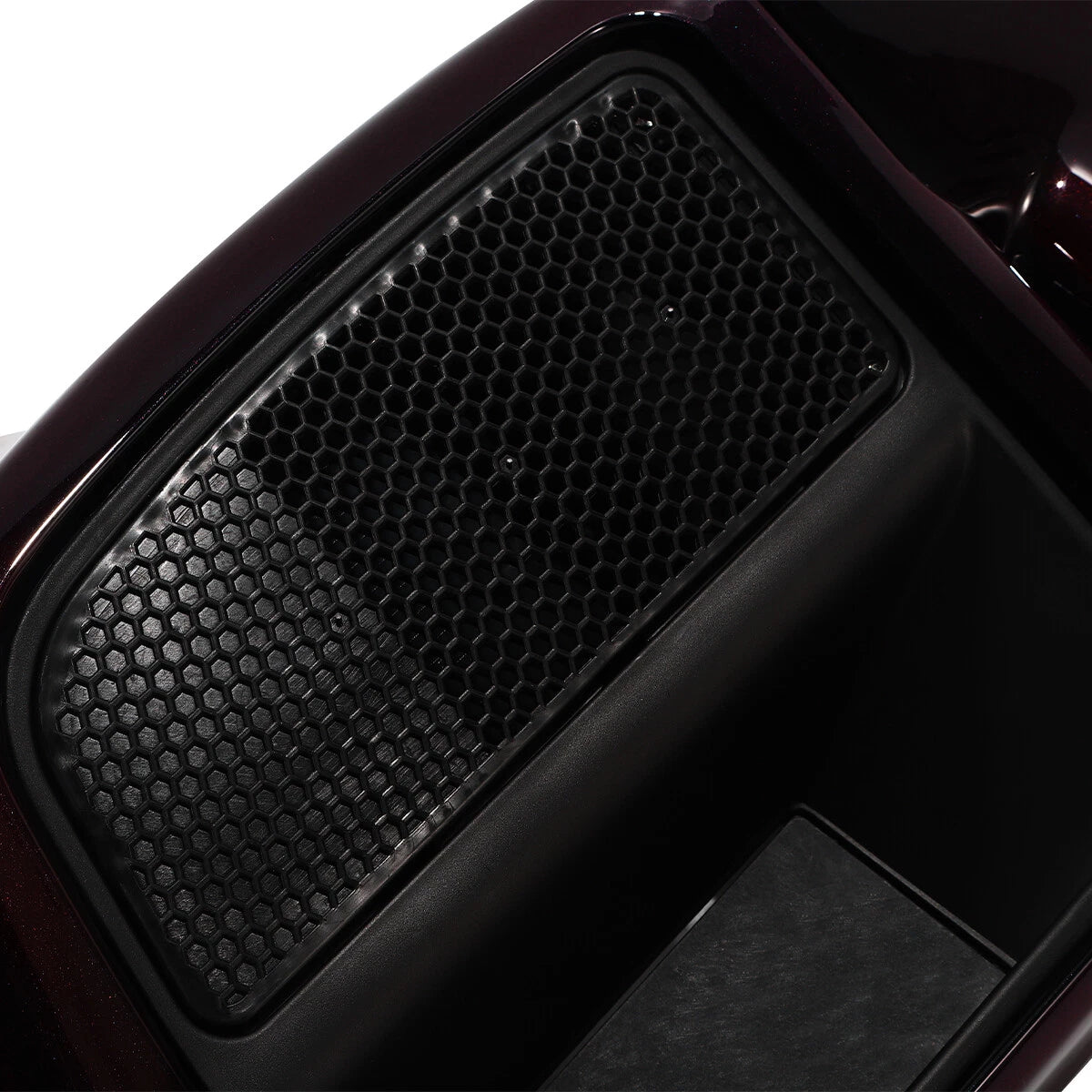 Cherry Lower Vented Fairing Speaker Box Pod for Harley Electra Glide (2014–2023)