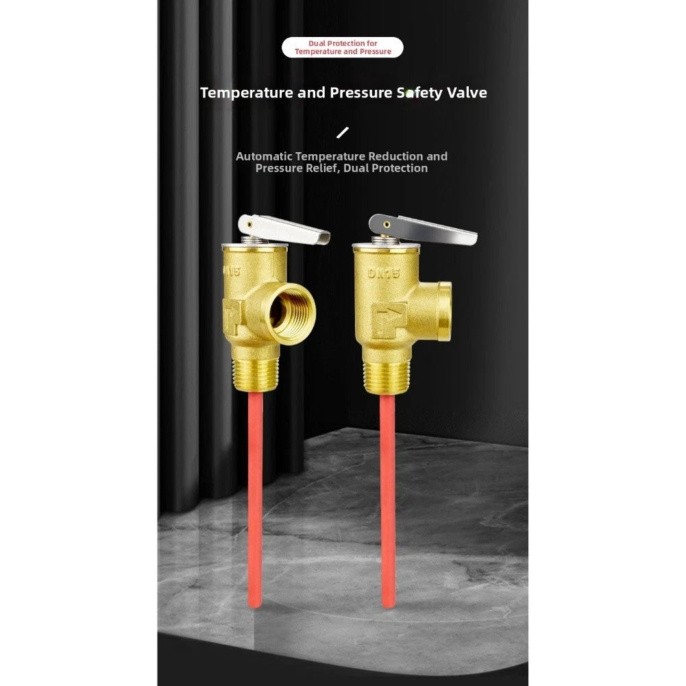 Brass Water Heater Safety Valve DN15 for Boiler