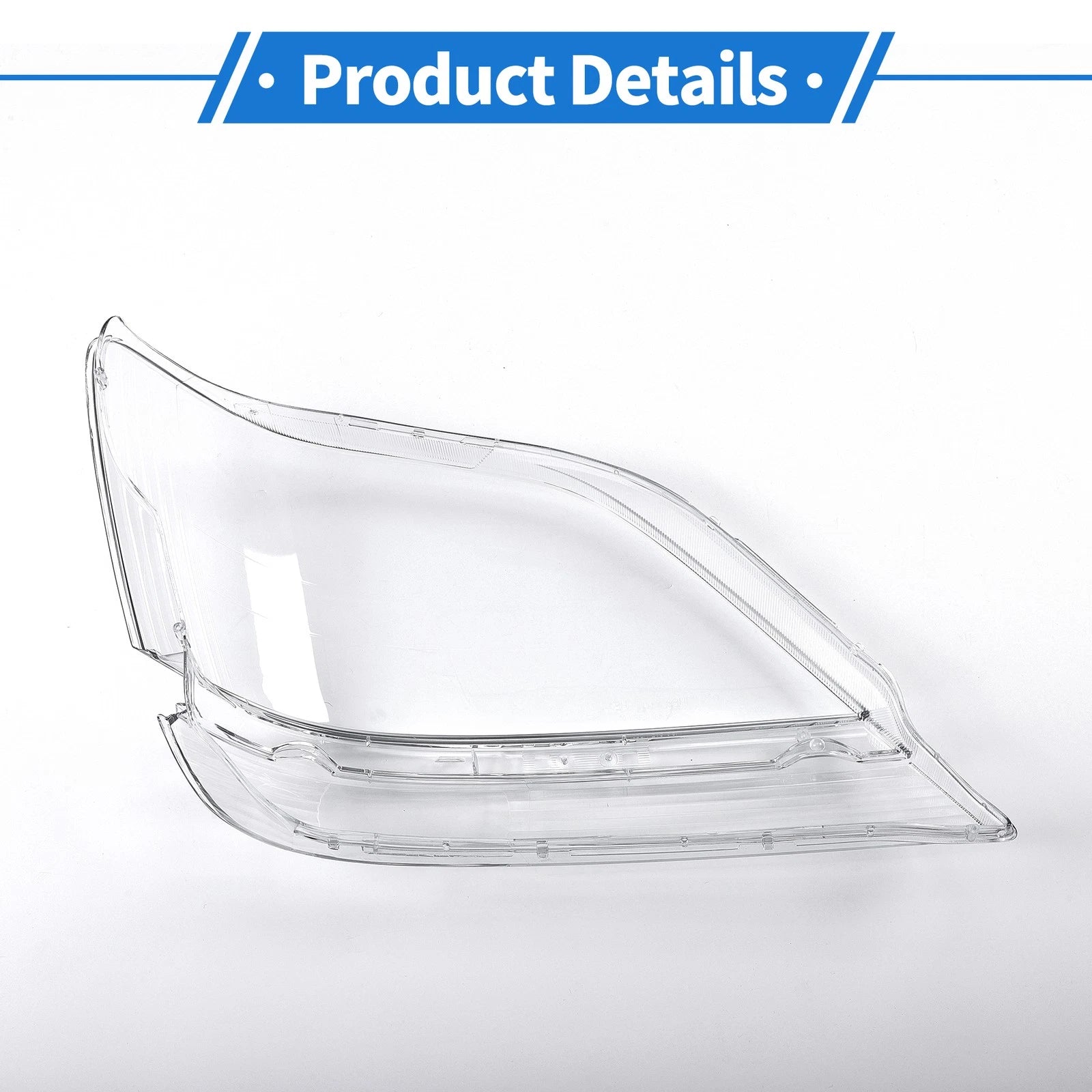 1 Pcs Headlight Lens Cover for Lexus RX300 (1999–2003) PC Clear