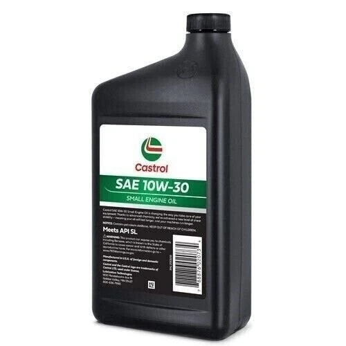 Castrol 215308 SAE 10W-30 Small Engine Oil for 4-Cycle Engines (32oz)