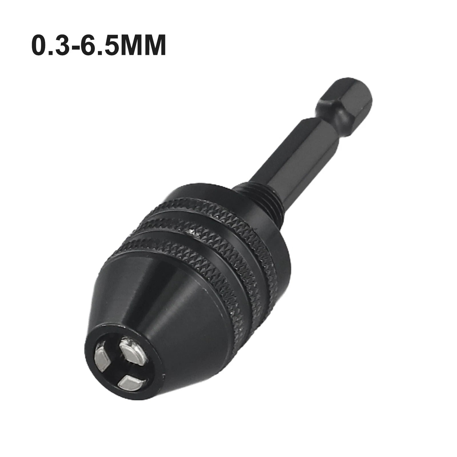 Keyless Drill Bit Chuck Conversion Hex Shank Adapter Quick Change Tool Holder