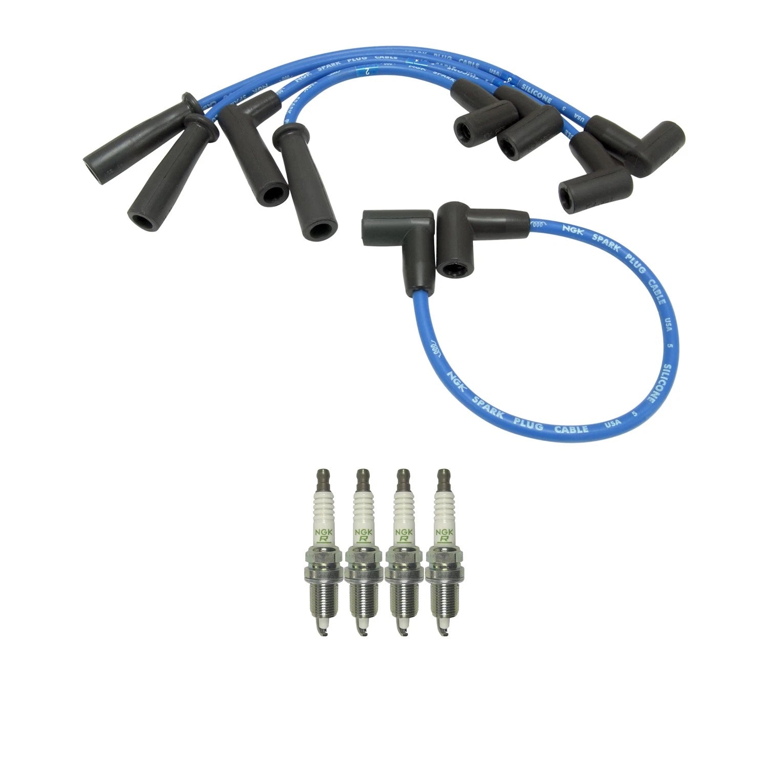 NGK 7mm Wire Set for Jeep Dakota TJ Wrangler 2.5L L4 (1997–2006)