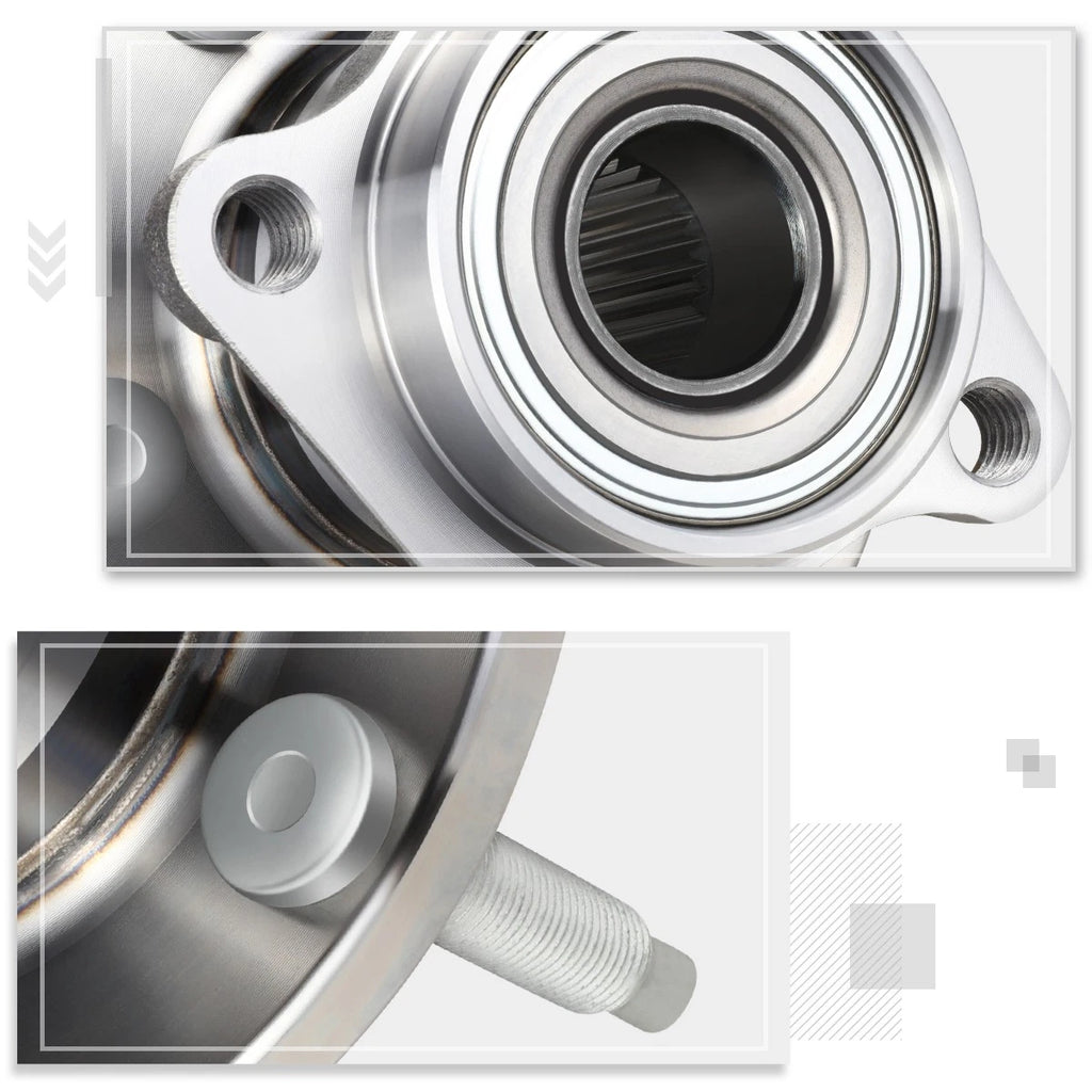 Set of 2 Wheel Hub Bearing Assemblies for Ford Edge/Lincoln MKX (2007–2010)