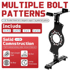 5-Lug Pattern Wheel Fitment Simulator Tool for Tire Size Measurement