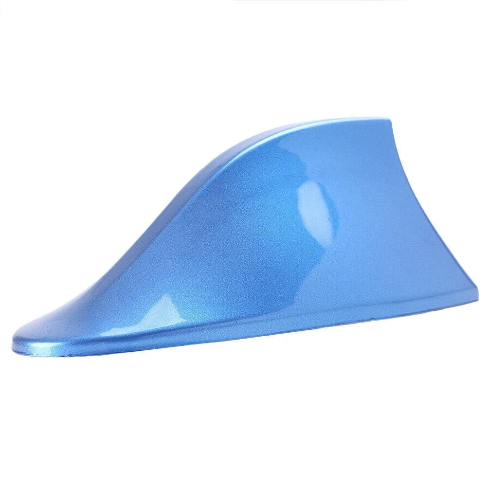 Shark Fin Roof Antenna for Universal Cars (FM/AM) - Blue