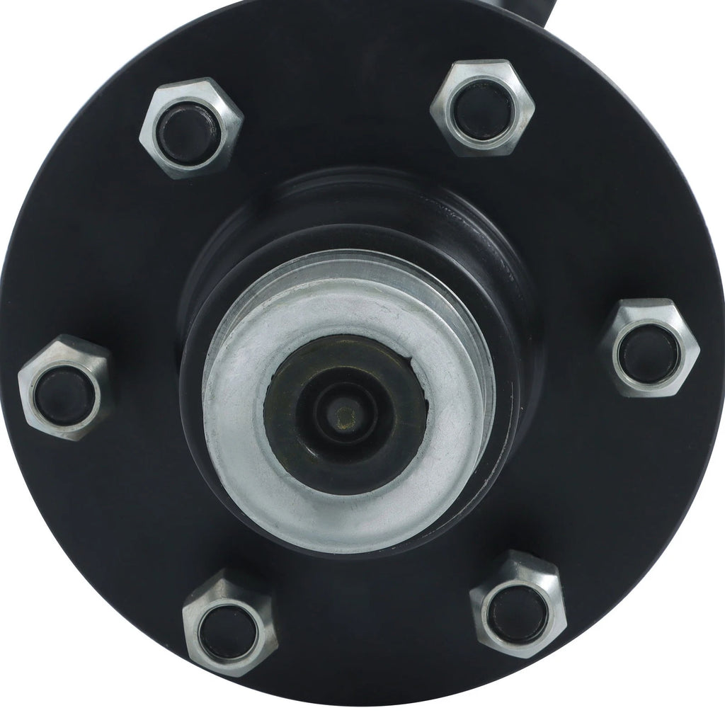 6K Trailer Axle for 6 Lug Vehicles (73" Hub Face, 58" Spring Center)
