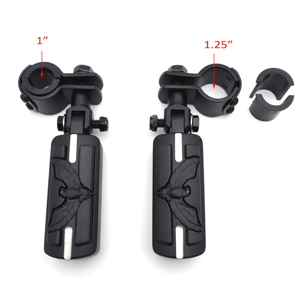 Grooved Hawk Eagle Foot Peg for Honda GoldWing, Suzuki Intruder