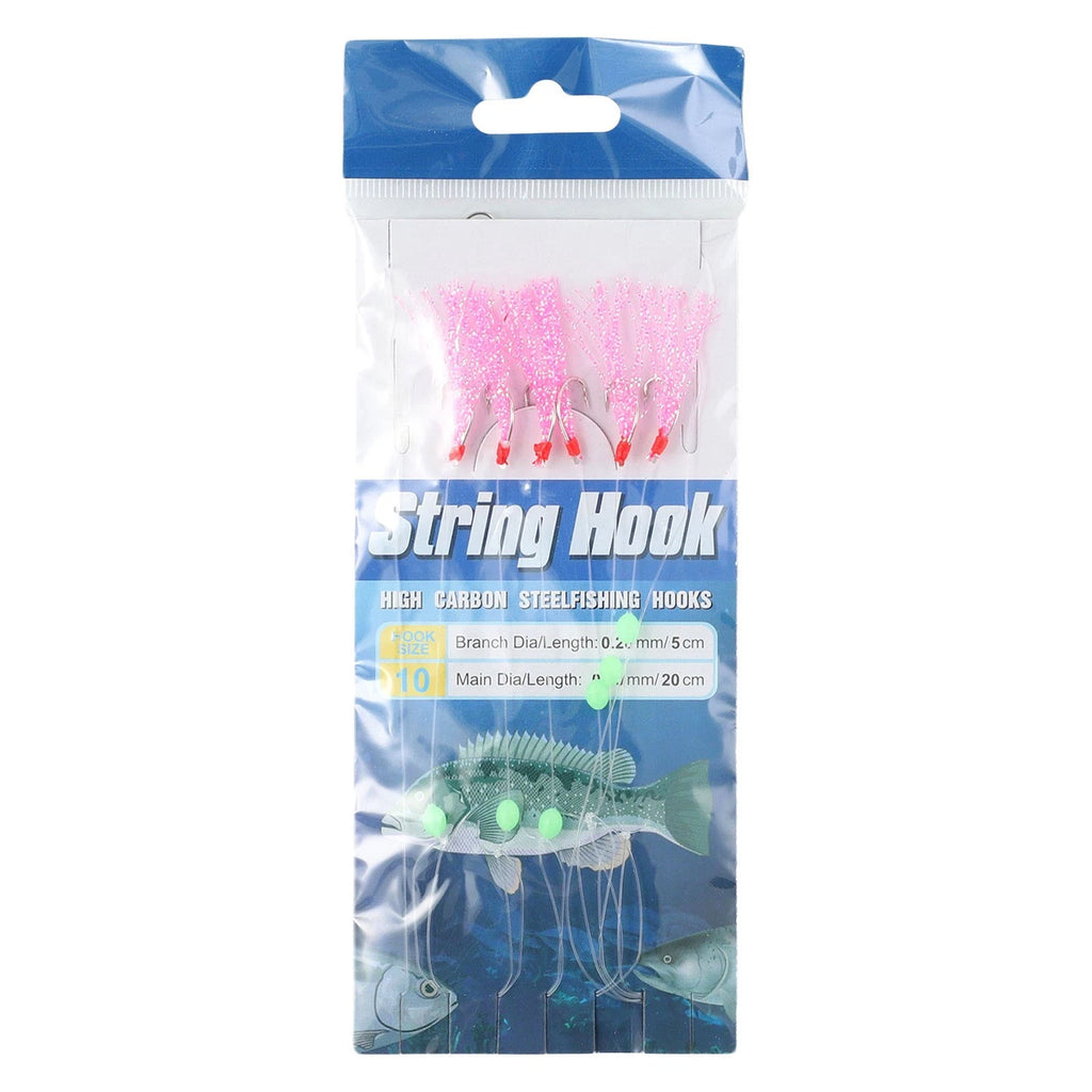 6X Luminous Fishing Hooks for (Fishing Tackle)